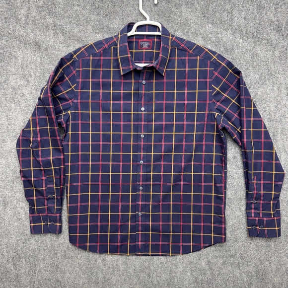 Men's UNTUCKit long sleeve button up shirt size XL multi-color - Picture 1 of 5